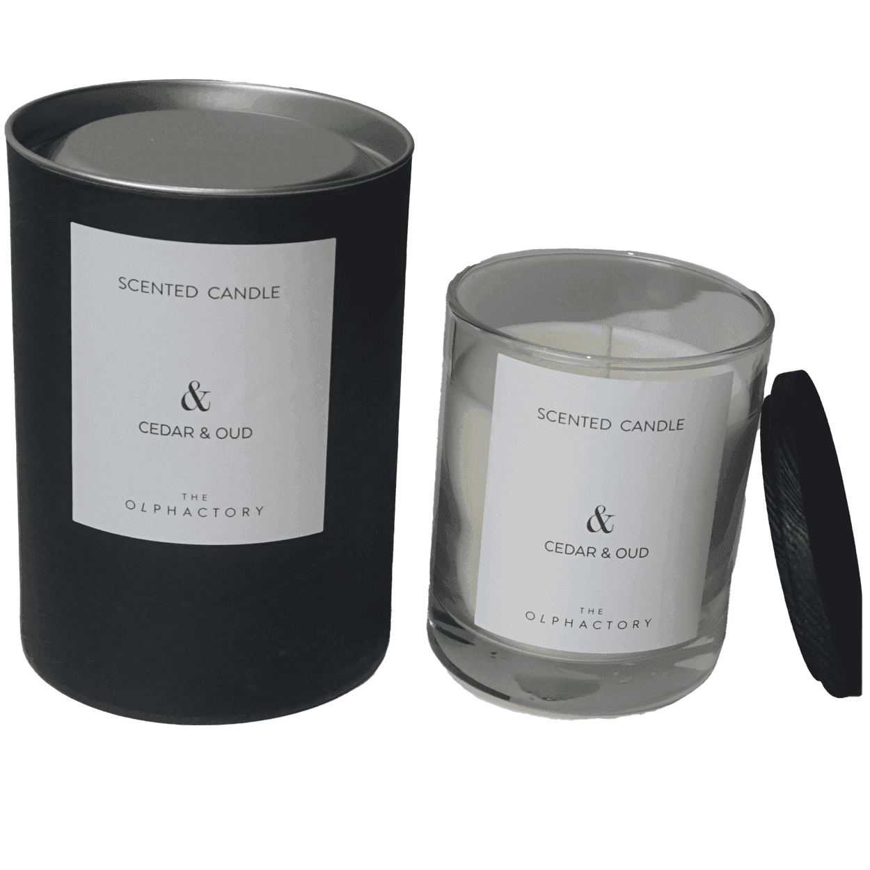 The Olphactory - Cedar en Oudh - 200gr - Geurkaars -1 VXhome