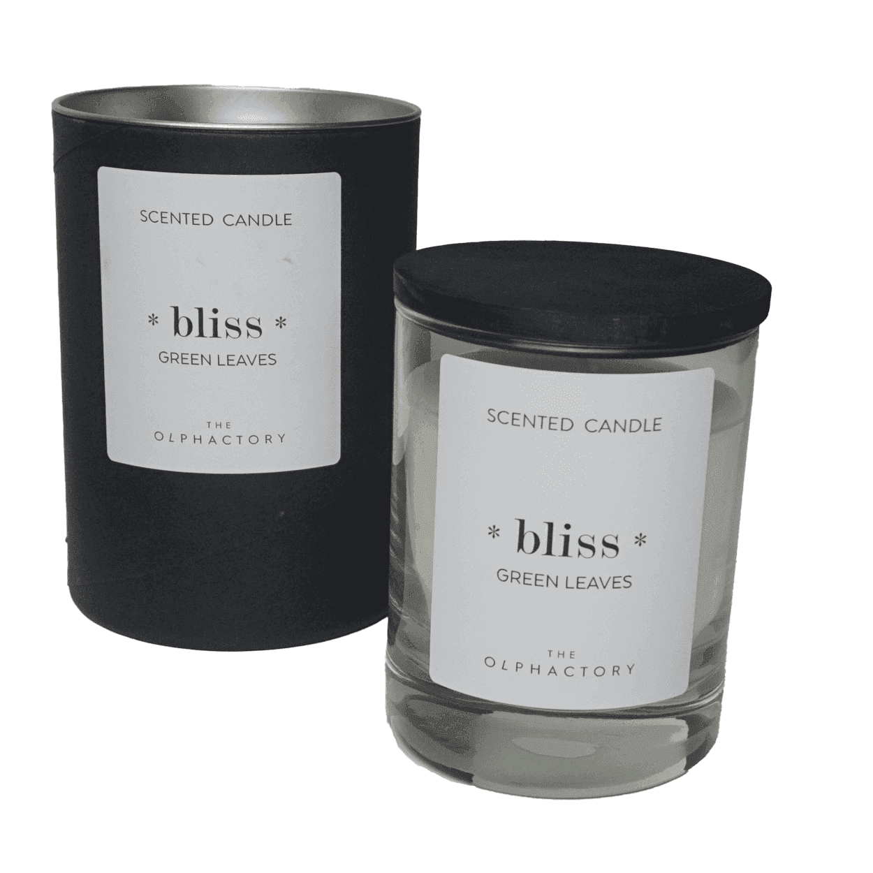 The Olphactory - Bliss - Green Leaves - 200gr - Geurkaars -1 VXhome