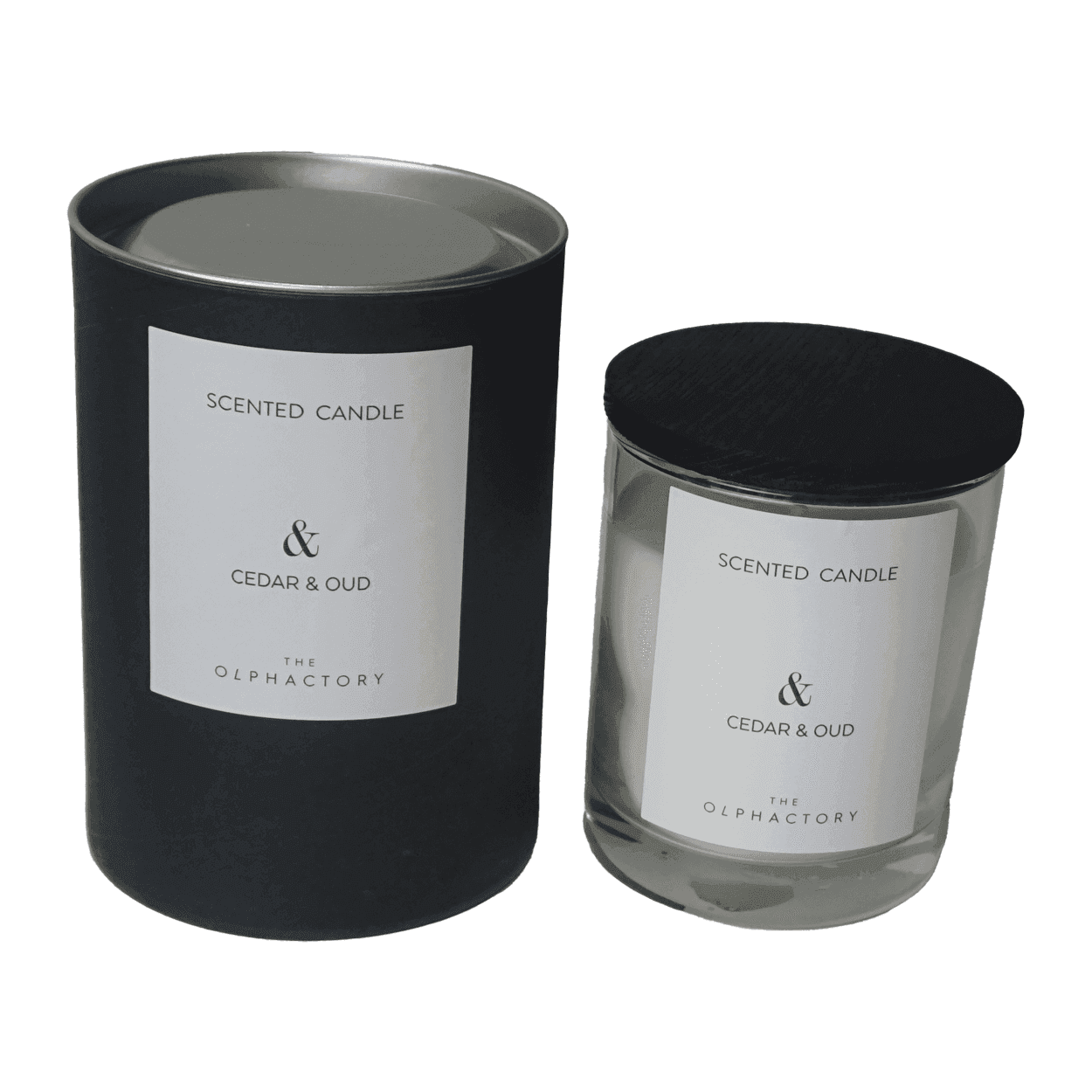 The Olphactory - Cedar en Oudh - 200gr - Geurkaars -1 VXhome