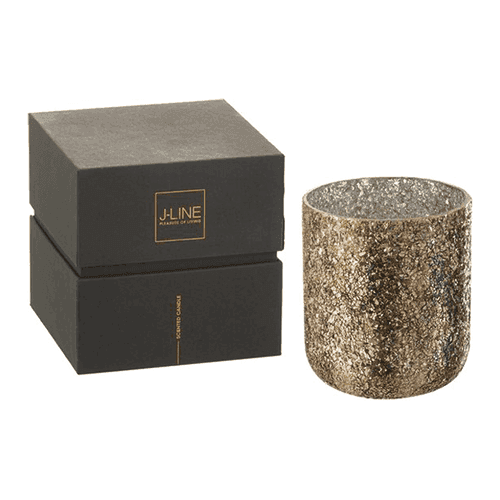 Geurkaars Luxuria Goud Large - 80h - q-ba - J-line
