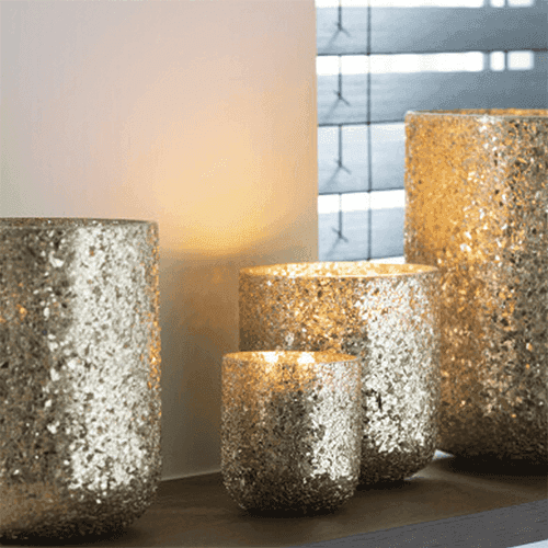 Geurkaars Luxuria Goud Medium - 60h - q-ba J-Line