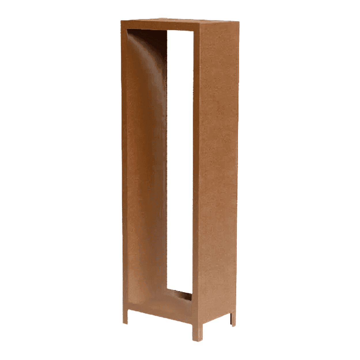 180x60x40 haard hout opslag cortenstaal VXhome