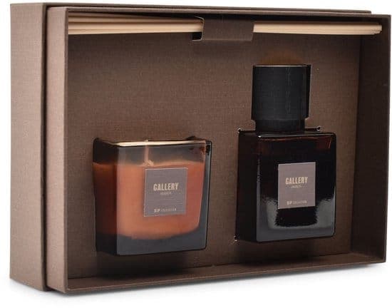 3SP Collection Giftset 2-delig Amber Gallery Christmas VXhome-1 Geurolie- Geurkaars