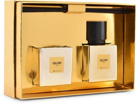 3SP Collection Giftset 2-delig Gold Gallery Christmas VXhome-1 Geurolie- Geurkaars